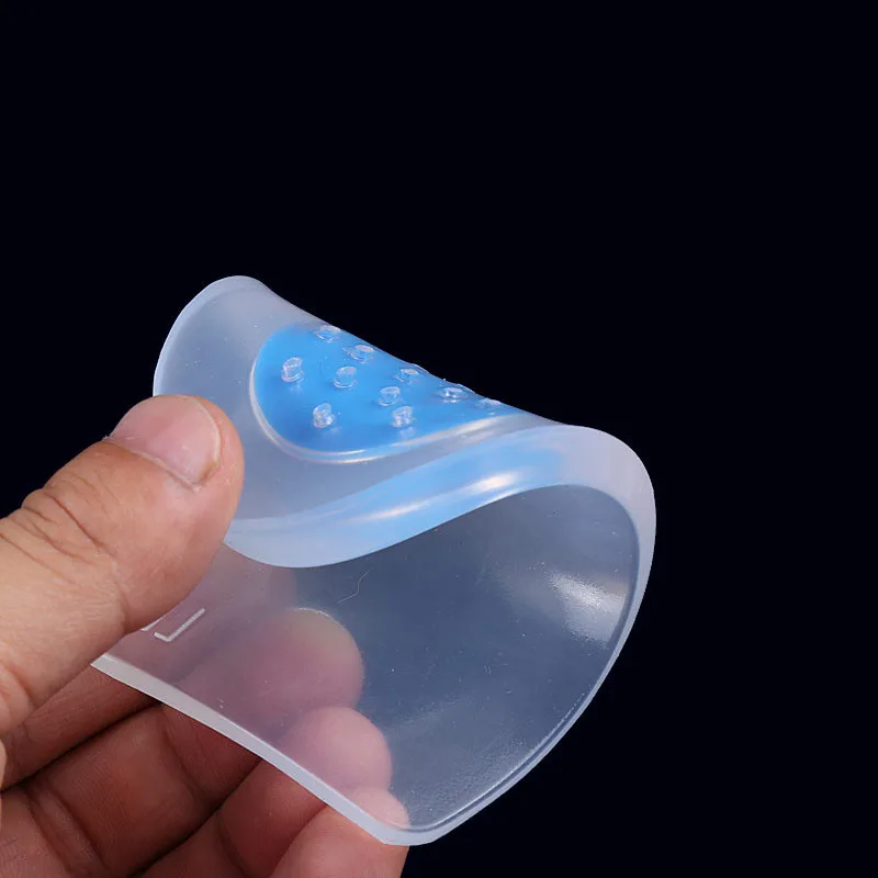 Hot Selling Medical Grade Silicone Sore Heel Bone Spur Plantar Fasciitis Pain Relief Heel Cup Cushion Insole