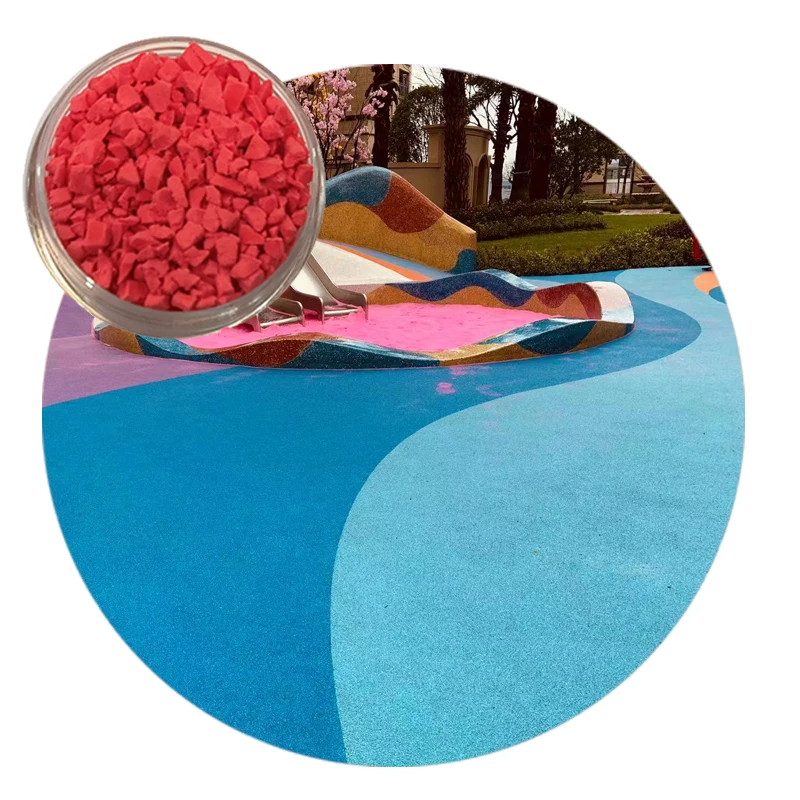 wet pour epdm rubber granule flooring outside rubber sports flooring for tennis court children safety playground rubber flooring