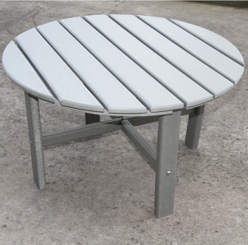 Пластиковый деревянный стол садовый стул Adirondack обеденный круглый HDPE уличная