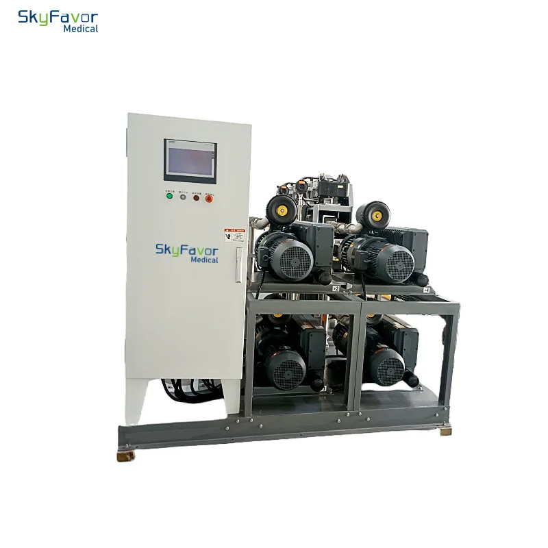 Customized Central Vacuum System Medical Oil-lubricated Rotary Vane Vacuum Pump