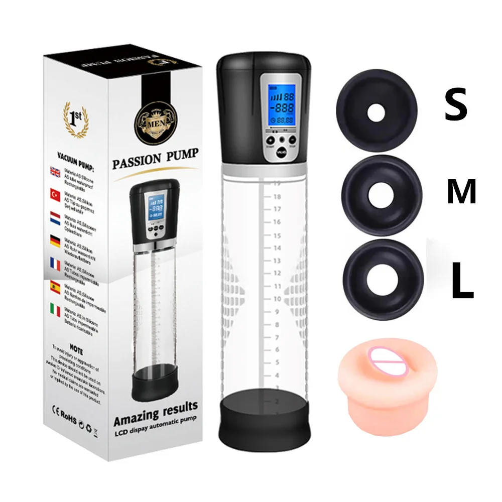 2024 Hot Sale USB Rechargeable Electric Male Increase Size Enhancement Automated Air Vacuum Pump