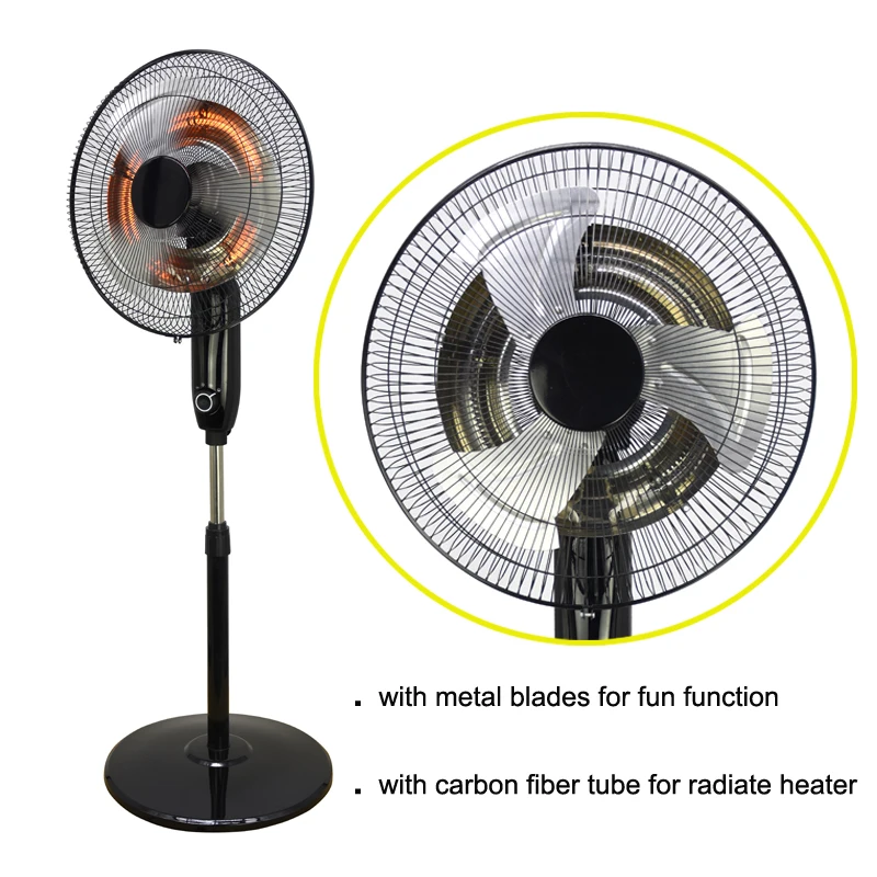 2 in 1 function pedestal table fan radiator heater electric heaters for room personalized china wholesale heaters for bedrooms