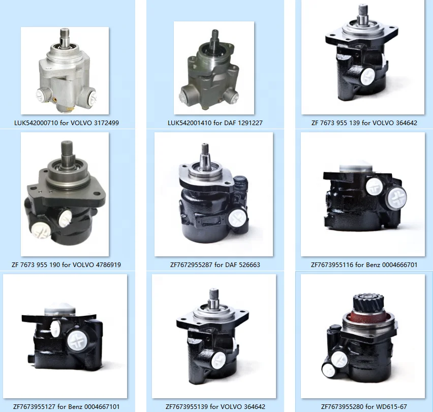 Сменный Насос гидроусилителя руля ZF7673955903 для TATA