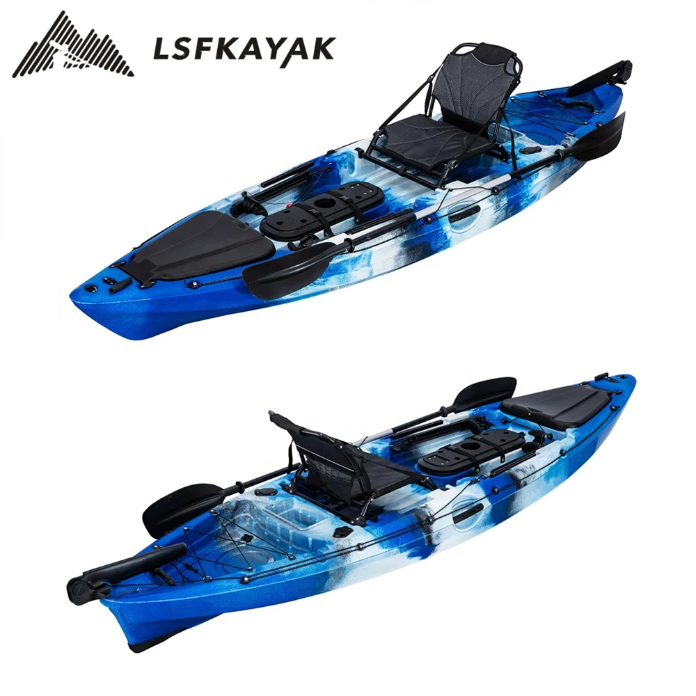 Гребные лодки для морской воды LSF Factory Mirage Propel 12 3 6 м одинарный сидячий рыболовный каяк с
