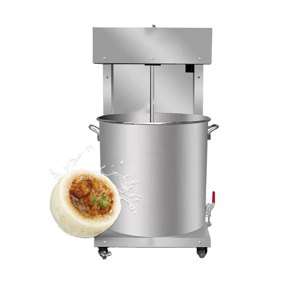 Bun Filling Mixer Automatic Commercial Speed Control Sausage Meat Stuffing Dumpling Stuffing Mixer SUS Stuffing Machine