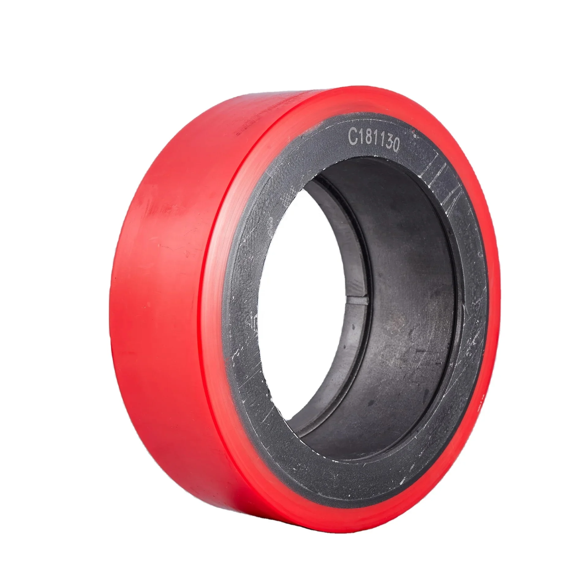 CY 250*80*92 Nylon Wheel Electric Pallet Truck Forklift Spare Parts Polyurethane Attachment polyurethane PU caster wheel