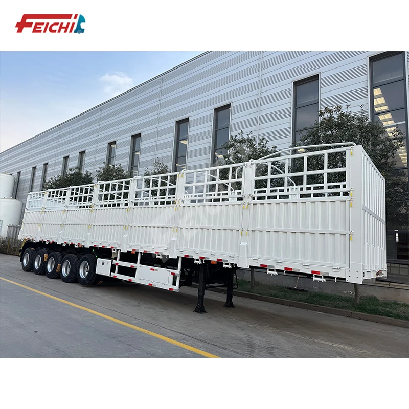 High quality SAUDI ARABIA 5 AXIS First axle lift transport 100 tons of fence plate semi trailer factory provide for sale