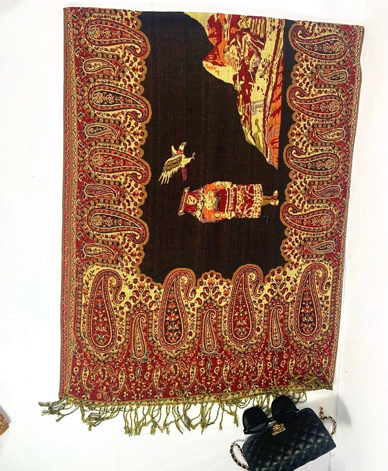 
Factory wholesale chalinas bufandas shemagh mujer Machu Picchu pashmina scarf Shawl 