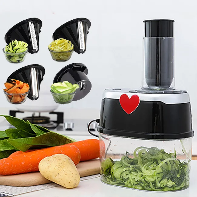 Прямая поставка кухонный Электрический многофункциональный спиральный резак мандолина нож для нарезки