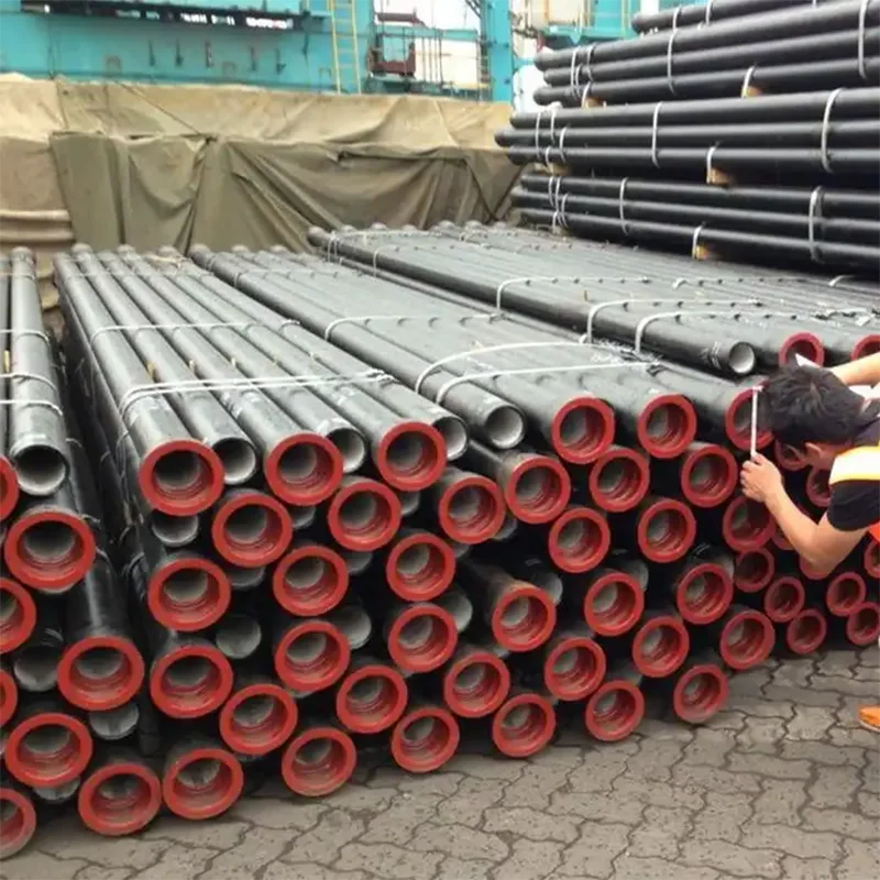 Nodular cast iron pipe manufacturer fire water supply and sewage dn400 K9 ball milled cast iron pipe