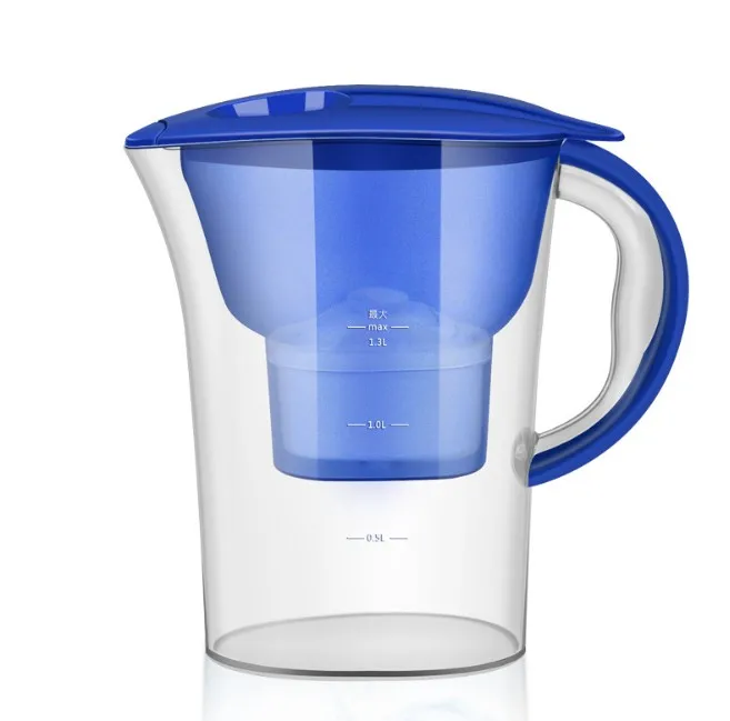 Alkaline Water Pitcher Ionizer With 2 Long Life Filters Water Filter Purifier, pH RESTORE Water Filtration System