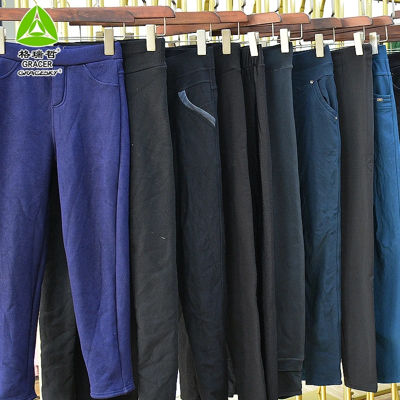 Рассортированные леггинсы оптовая продажа б/у одежда из США Robe De Mariage