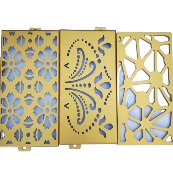 Aluminum Laser Cutting Panel CNC Aluminum Perforated Panel Decoration Aluminum Carved Panel For Outdoor Wall