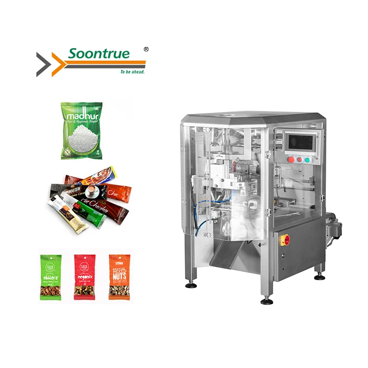 Vertical pouch packing machine automatic chip powder granule multi-function sachet packaging machine