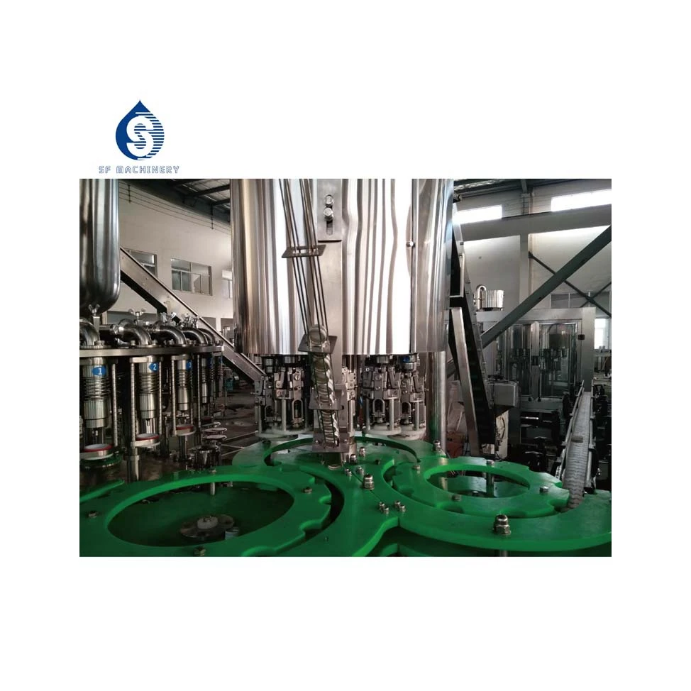 5000bph Automatic Spring Water Production Equipment System Bottling Carbonated Drinks Filling Machine Line