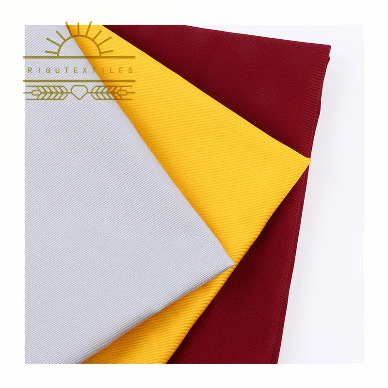 RIGU Textiles Hot Selling Twill Wholesale CVC TC Fabric Cotton 65% Polyester 35% Cotton Fabric Anti-static For Suit