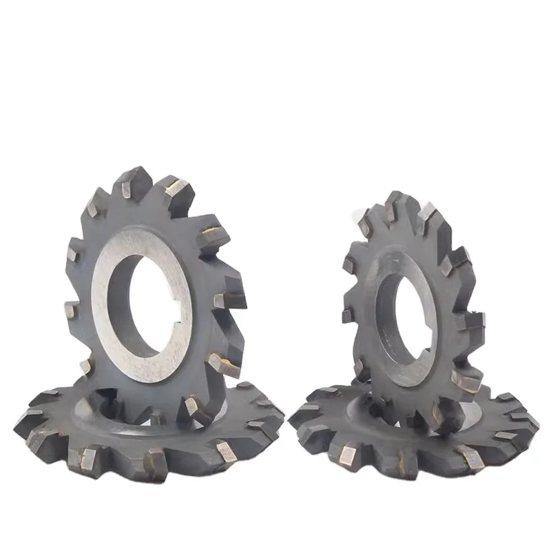 Carbide Triple Cutting Edge Straight Tooth Disc Cutter Carbide Triple Cutting Edge Saw Blade module gear milling cutter
