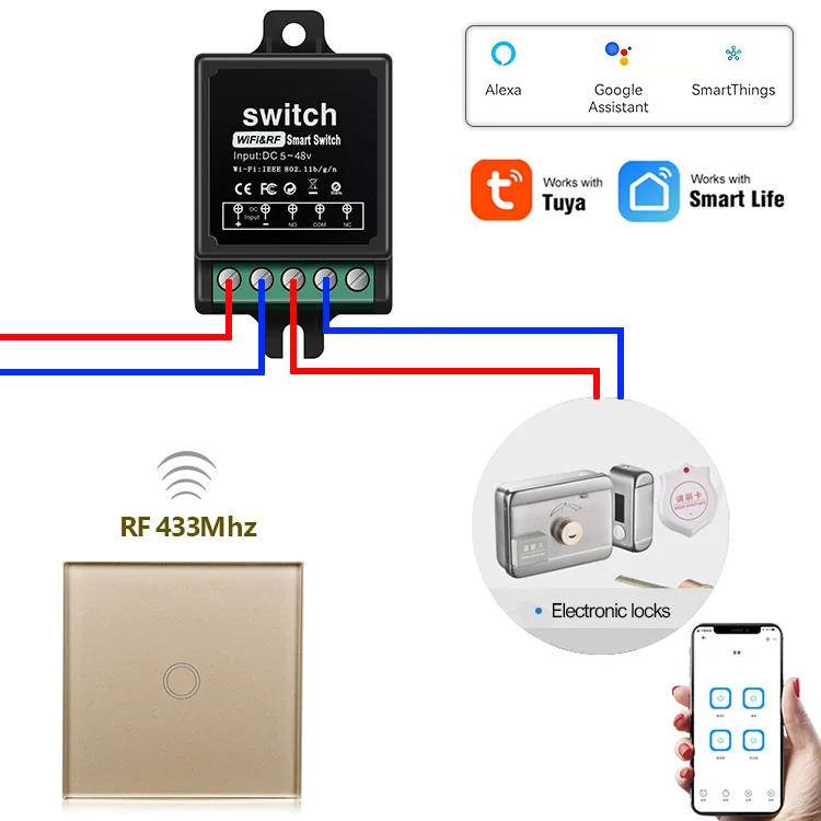 neutral lifesmart alexa homekit controller interruptor Smart Home Kits & Systems wireless remote control tuya smart switch wifi