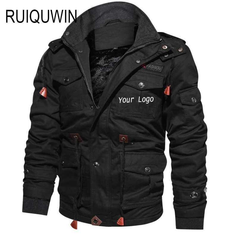 RUIQUWIN High Quality Custom Design Mens Jacket Winter Warm Jackets Warm Thicken Outerwear Coat For Men