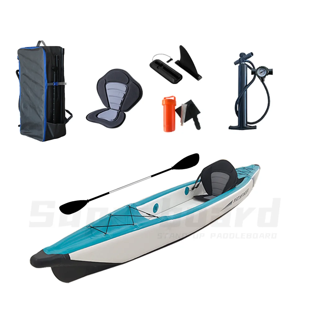 Inflatable boat Professional Series Inflatable Fishing Kayak Outdoor Inflatable Boat with Paddles and Pump