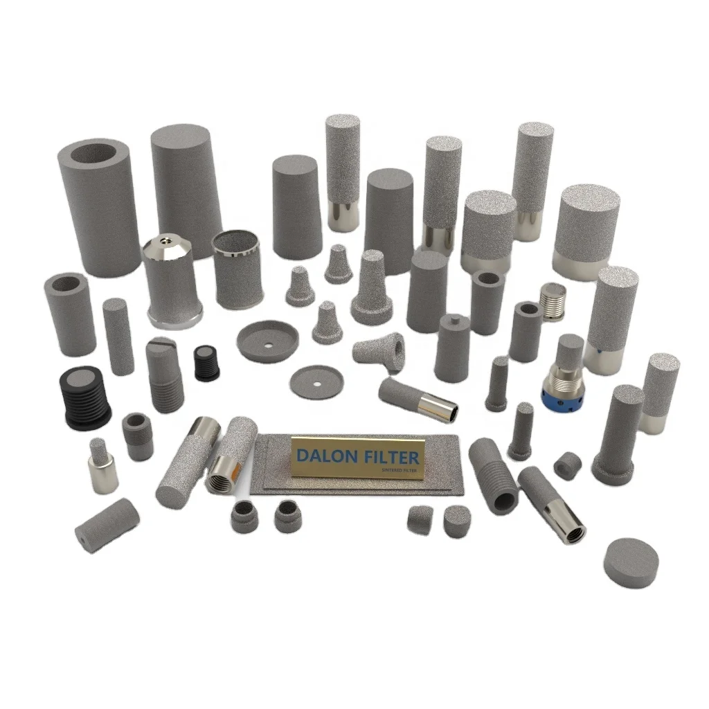 Stainless Steel 316 Sintered 10 Micron Replacement Filter Element for access port High Pressure Filter