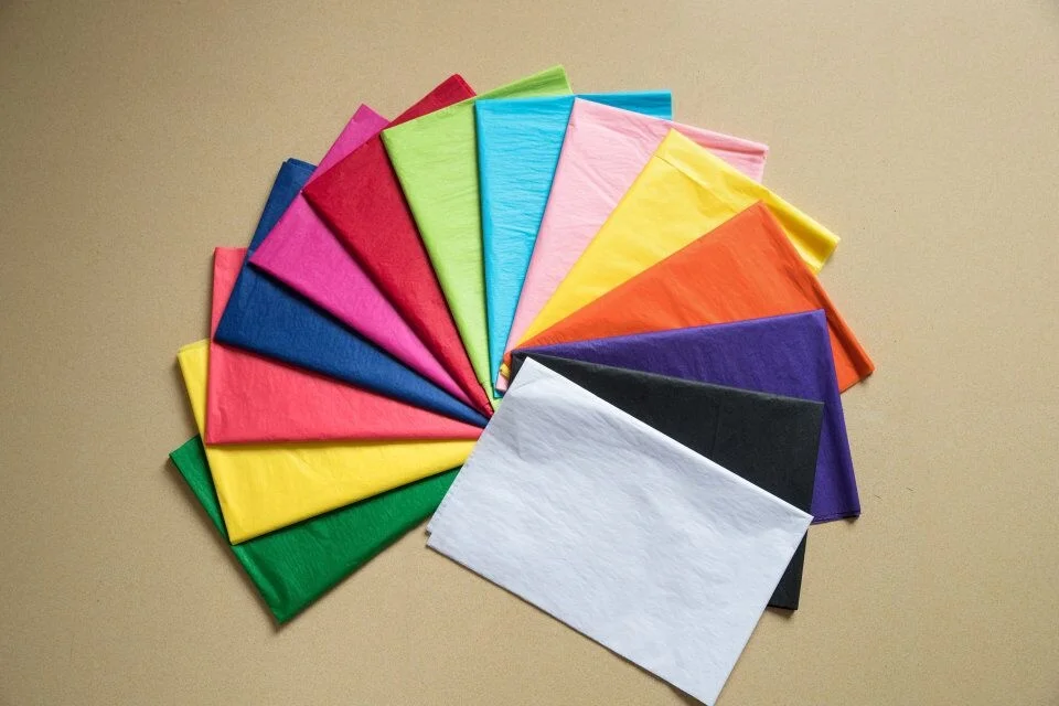 
Custom Logo 17gsm Gift Wrapping Colorful Tissue Paper 