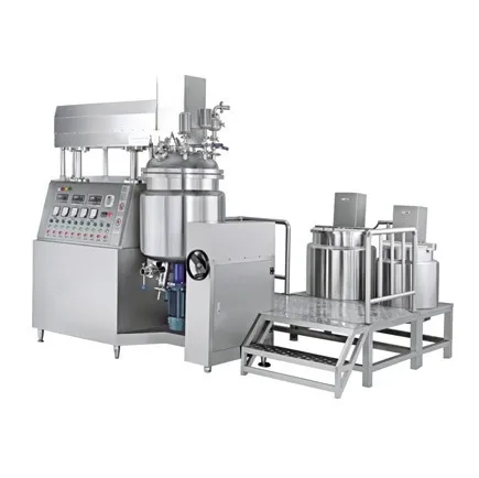 JF-A Vacuum emulsifier homogenizer tank easy to operate high production efficiency easy cleaning