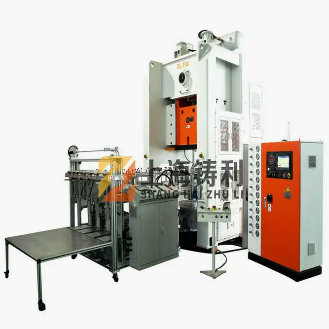 Disposable food packaging aluminum foil containers making machine ZL-T80