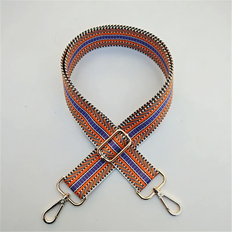 Hot Selling Wide Adjustable Handbag Strap Glitter Camo Webbing Shoulder Bag Strap