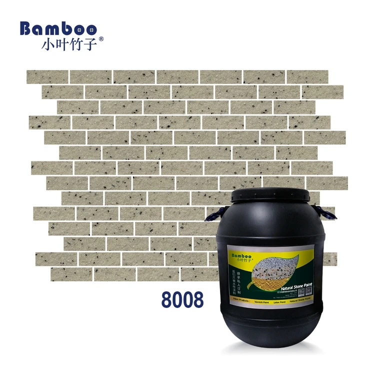 
High Quality Wholesale Custom Stone Effect Paint Natural Color Sand Real Stone Paint For Interior/Exterior Wall Paint 