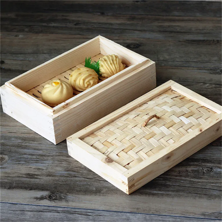 Anello Rubare Il Piroscafo In Bambu Cestino A Vapore Di Biologico Giappone Bamboo Gnocchi  Silicio Forma Quadrata