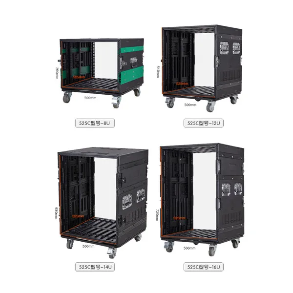 Ударопрочный чехол для профессионального звукового оборудования 12U