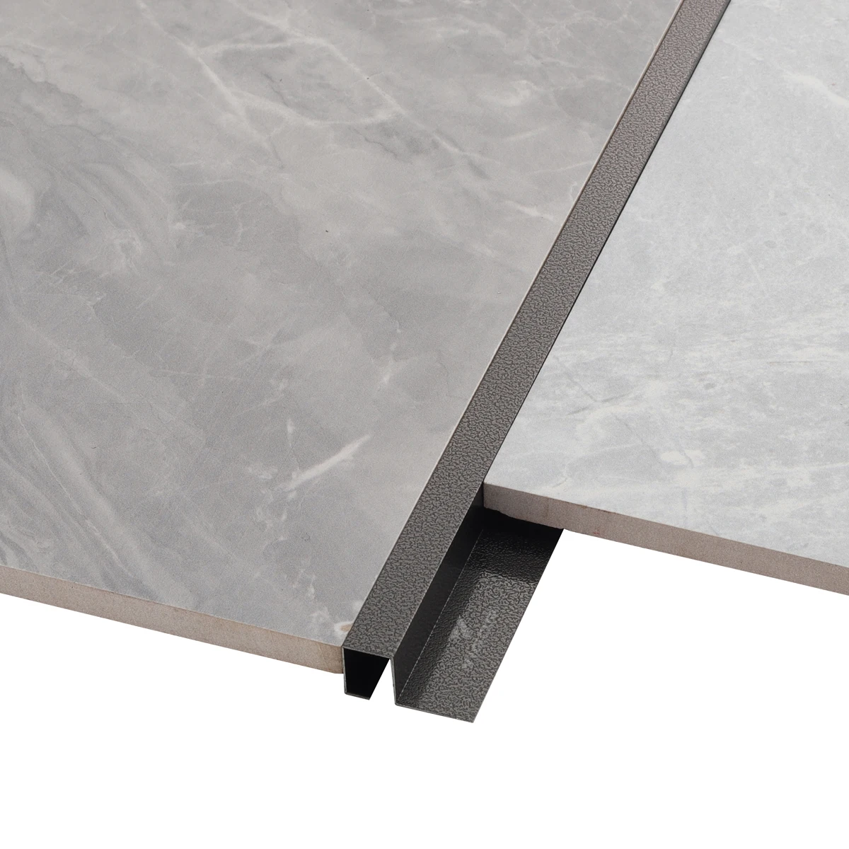 Chrome square edge tile trim embossed stainless steel wall edge protection tile trim matt stainless steel tile trim corners