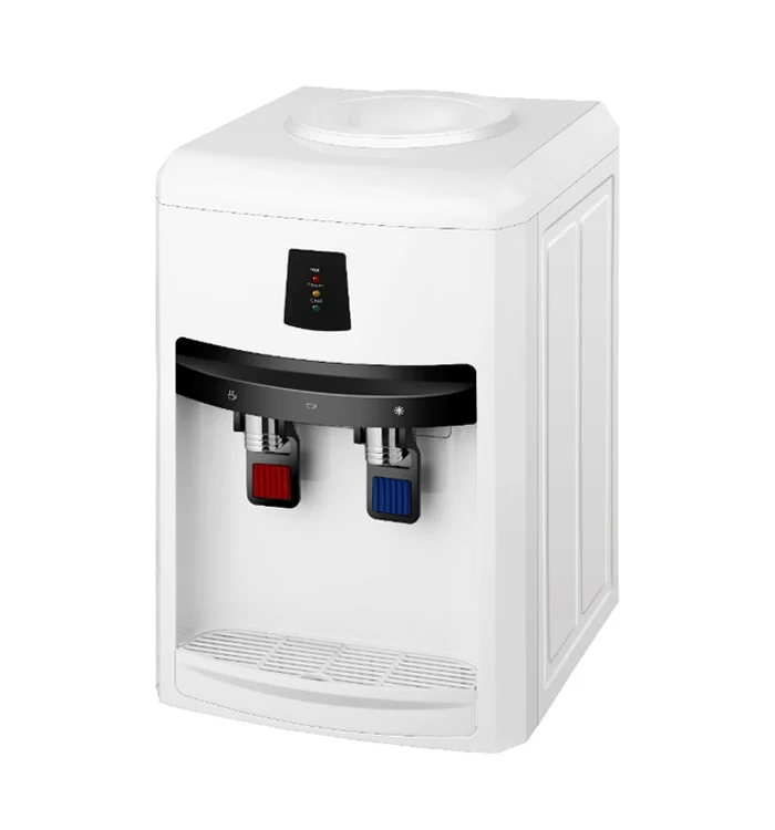 tabletop hot and cold water dispenser with high quality compressor cooling
