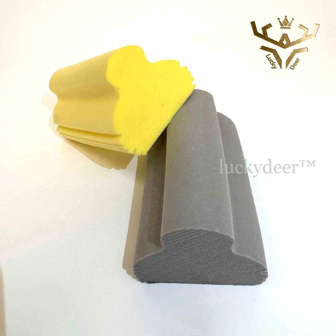 Factory Direct Damp Wash Dusting Sponge With Handle Ridges Liquid Absorbent PVA Scrub Damp Sponge Car Duster Household Cleaning