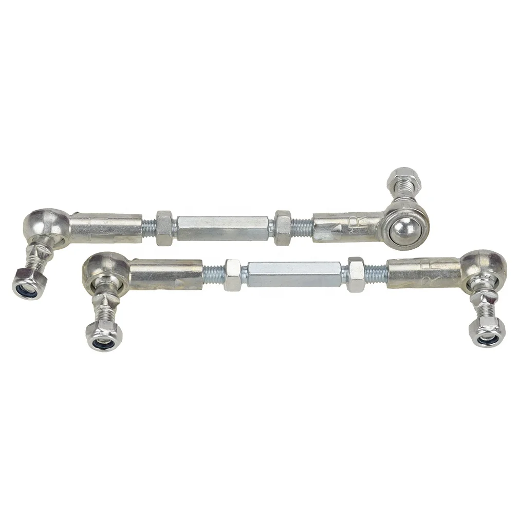 HIAORS Steering Suspension Kit 8mm Steering Tie Rod Kit Ball Joint for 49cc 50cc Electric Mini ATV Go Kart