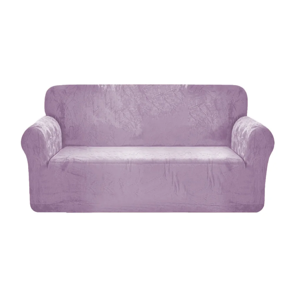Luxury Velvet Sofa Cover 3 Seat Sofa Slipcover Universal Velvet Stretch Sofa Cover Slipcover Elastic Cover