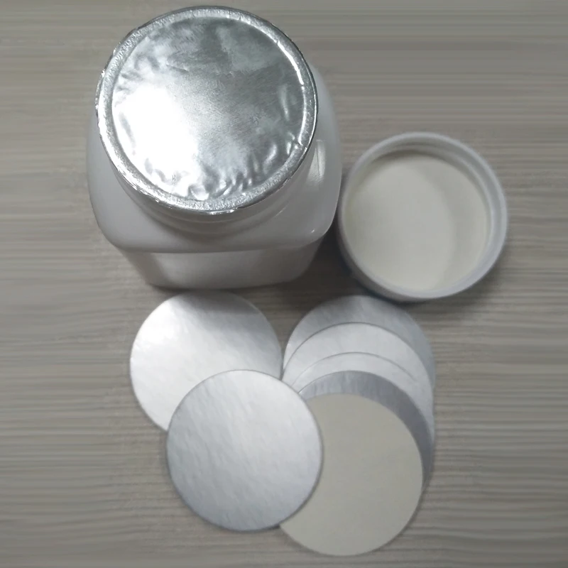 PE bottle aluminum foil sealing liner heat induction seals