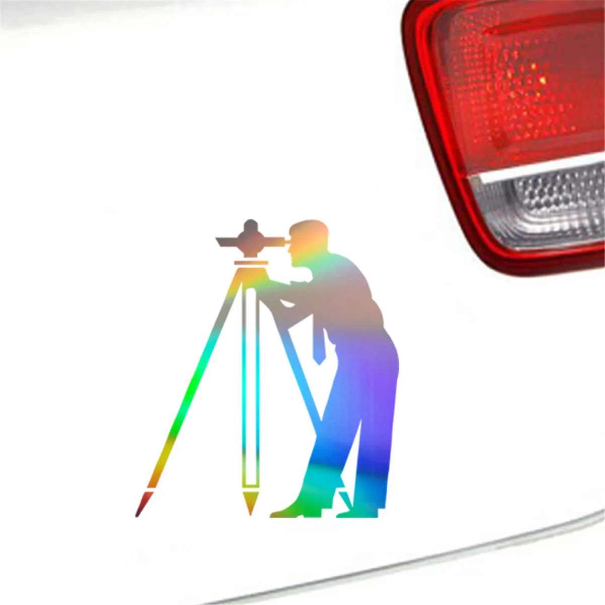 Engineer Surveying Car Window Door Wall Bumper Laptop Decal Vinyl Sticker Gift Die Cut Decals Laptop Window Glass