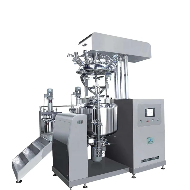 100L 300L Skin Care Daily Chemical Face Cream Skin Lotion Brand Factory Emulsifier Vacuum Homogenizer Mixer