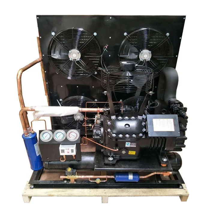 air cooled condenser unit, PU sandwich panel room compressor condenser unit