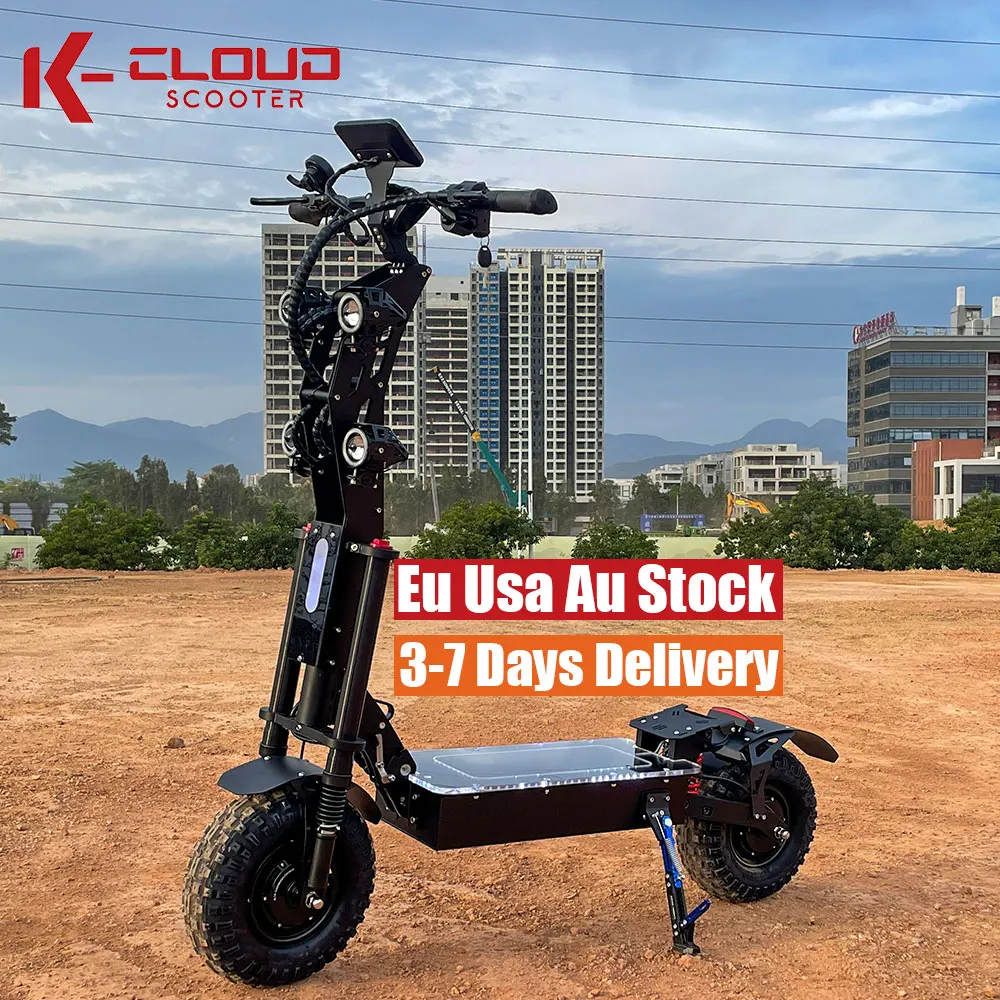 Ready Made 3-7 Days Delivery 10000W 8000W Long Range 13 14 Inch Folding 72V Electric Scooter Fast Trottinette Electrique