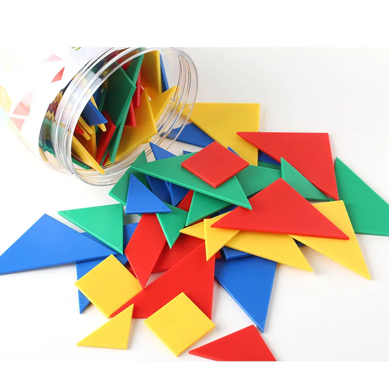 plastic puzzle toys of tangram, educational toys for kids