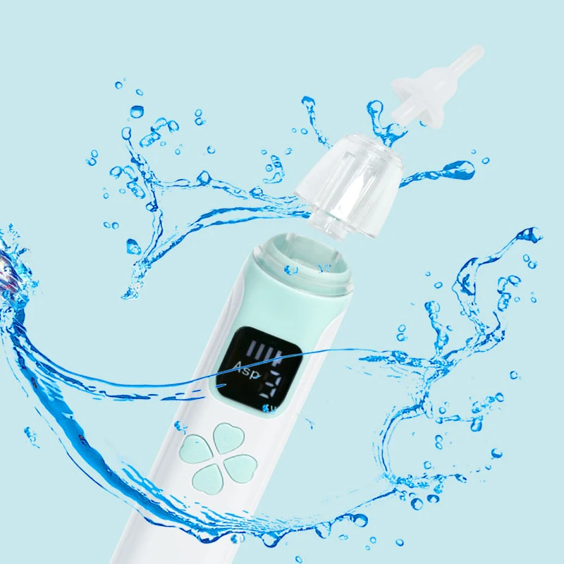 Nasal Aspirator for Baby Silicone with Three-Spped Adjustment Nasal Cleaner for nose