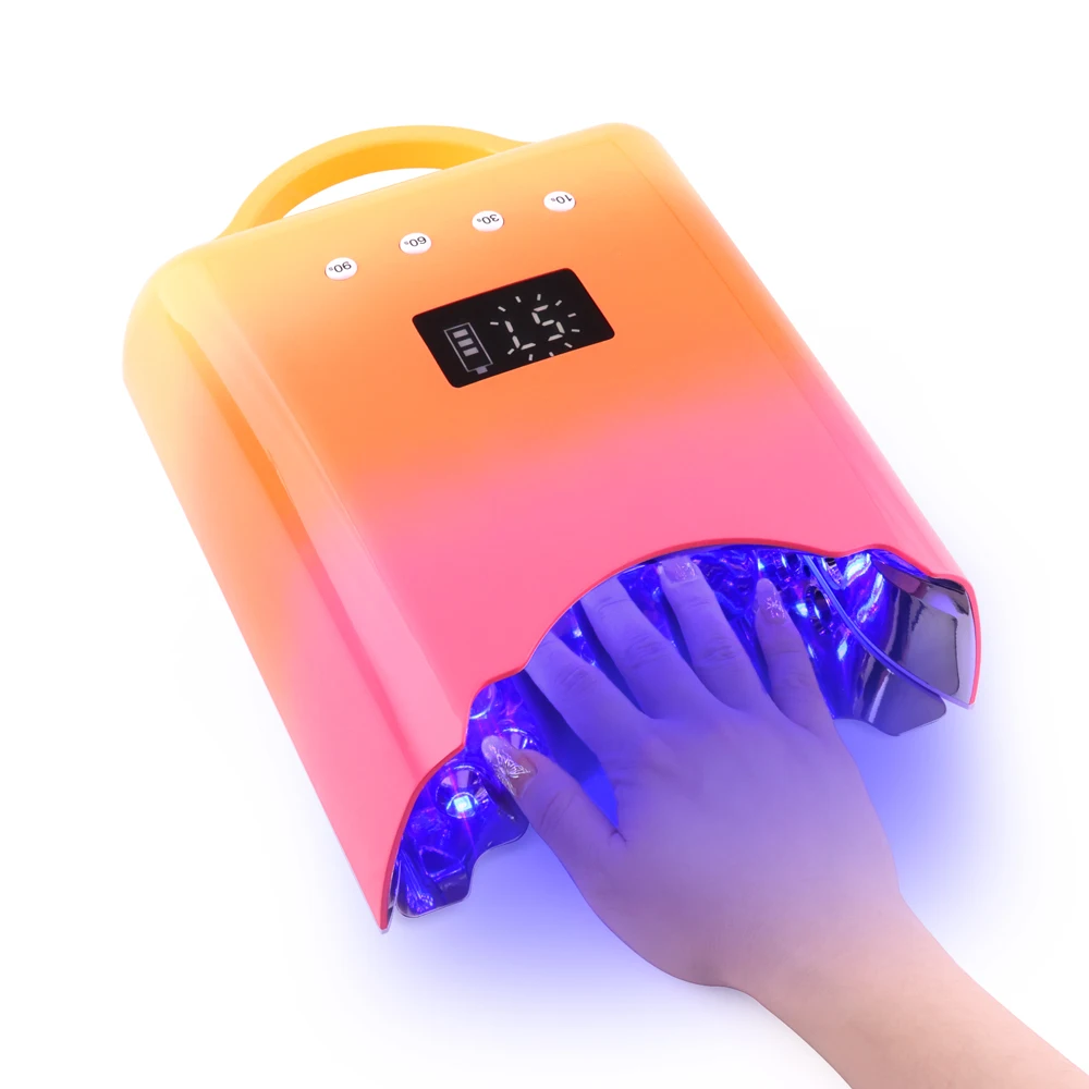 Enchanting CA Sunset Color Rechargeable nail lamp UV LED Lamp Cordless Nail Supplies Professional Salon Nail Gel Polish Dryer