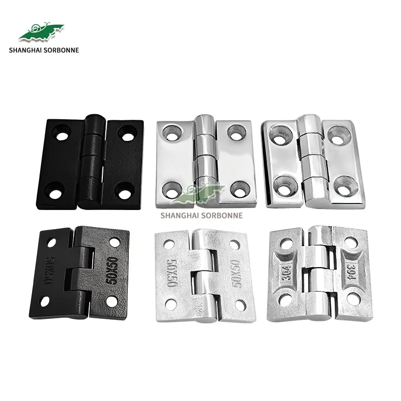 304 stainless steel heavy-duty Shanghai hinge large mechanical equipment engineering car cabinet door Trailer saloon door hinge