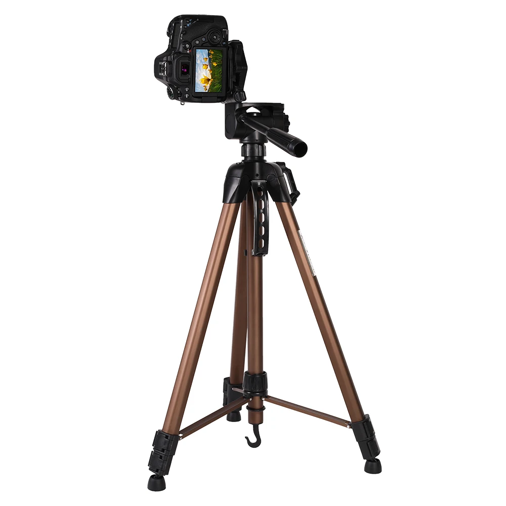 SLAMOE WF-3770 Professional camera tripod with non-slip mat aluminium alloy material travel tripod for camera phone stand