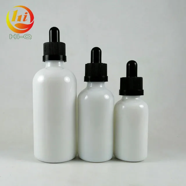 50ml 30ml White Porcelain Bottle with Measurement Marking Pipette Dropper
