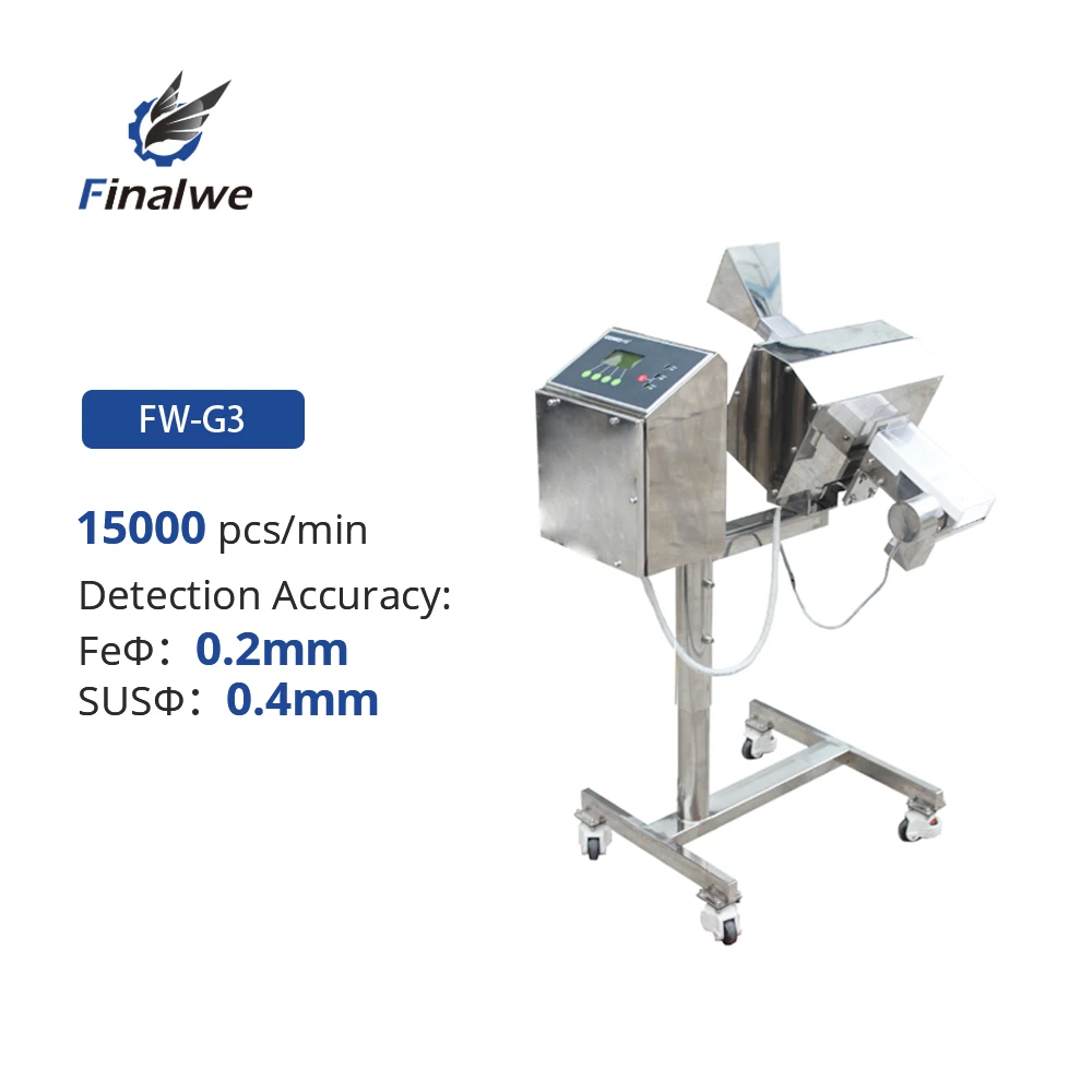 High Sensitivity Pharmaceutical Tablet Metal Detector for Tablet Press Line