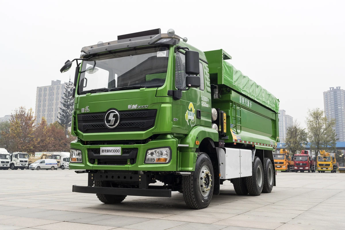 Pure electric lithium iron phosphate battery 6x4 half row 2 seats 340hp 10 wheeler 12.00r20 tyres 25 ton heavy duty dump truck